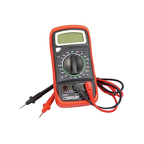 Carpoint 0678207 Multimeter digital, Red