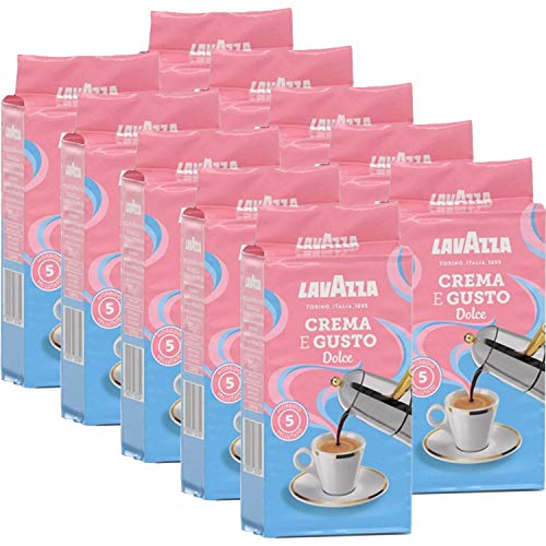 Lavazza Kaffee Crema e Gusto Delicato, gemahlener Bohnenkaffee (10 x 250g)