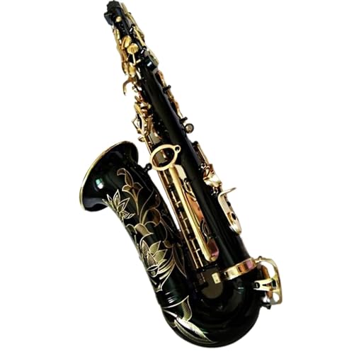 Altsaxophon Schwarz Lack Gold Horn Mit Koffer Sax Mundstück Schilf Hals Musikinstrument Zubehör Anfänger saxophon