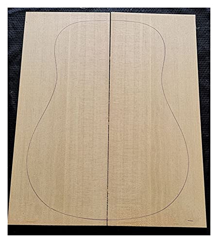 Gitarrenkorpus unfertig 1SET AAA. Auswahl An Sitka Fichte Gitarre Furniergitarre Panel Wolle Holz 540 * 220 * 4, 5 Mm (Color : X86)