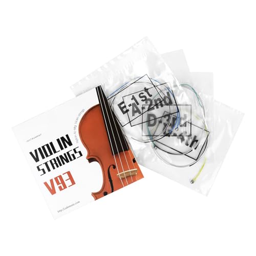 Komplettes Set, vernickeltes Kugelende, vernickeltes Chrom, gewickeltes Musikinstrumentteil, Violinensaiten, Ersatz mit Stahlkern, Violinensaiten-Set