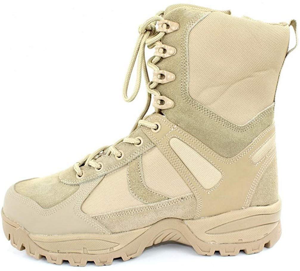 Mil-Tec Unisex Patrol Taktische Militärstiefel, Coyote, 43 EU