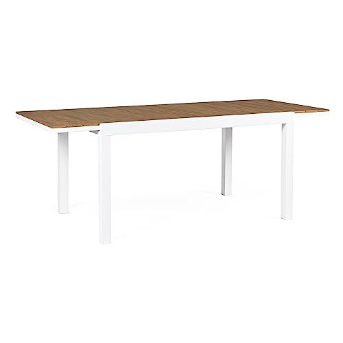 ANDREA BIZZOTTO Ausziehbarer Tisch Elias 140-200 x 90 Weiß