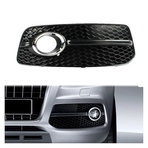 Frontgrills Für Für Q5 Für S-Linie Sport 2009 2010 2011 2012 8R0807681 8R0807682 Front Sport Nebel Lampe Abdeckung Nebel Licht Grill Front Bumper Grille(Left Side)