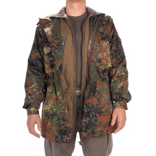 Mil-Tec BW Feldparka mit Unterziehjacke (Flecktarn/13)