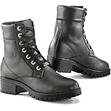 TCX Damen 1303_17959 Motorradstiefel Lady Smoke Waterproof, Schwarz, 40 EU