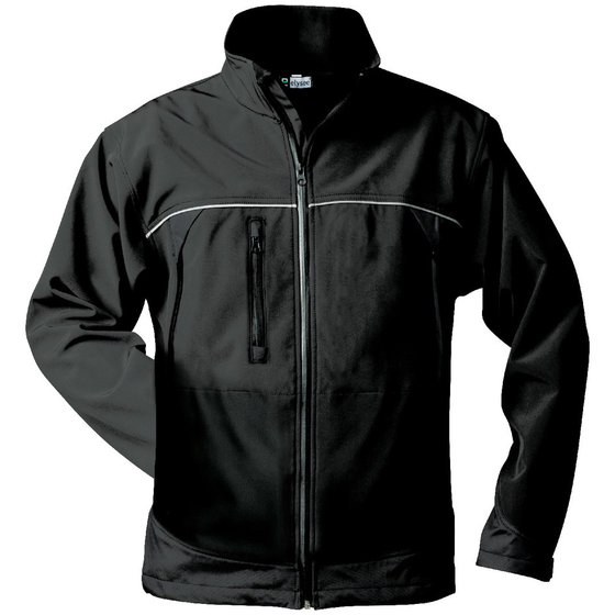 Jacke Elysee, Softshell, Gr. S, schwarz