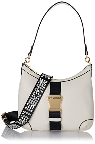 Love Moschino Damen Jc4366pp0fkh112a Umhängetasche, Weiß, Einheitsgröße