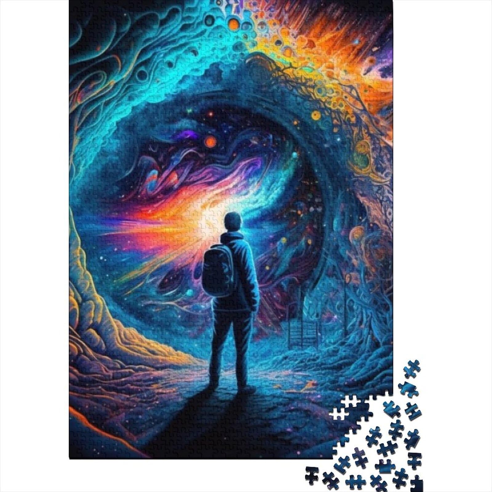 1000 Teile für Erwachsene Schwierige Puzzles Außerirdischer Planet Holzpuzzles Puzzles für Erwachsene Teenager Lustige Familienpuzzles für Erwachsene (Größe: 75 x 50 cm)