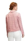 Cartoon Damen Tweedblazer mit Taschen Rosé/Pink,40