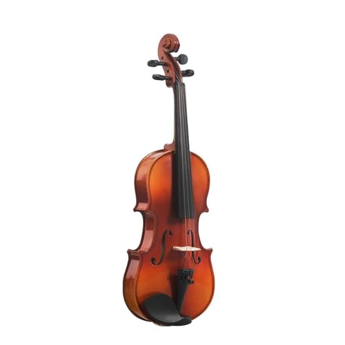 Geige 1/4 Vintage Violine Glanzlack Ahorn Panel Violine altmodische Anfänger Saitenmusikinstrument mit Zubehör (Color : 1/4 Set)