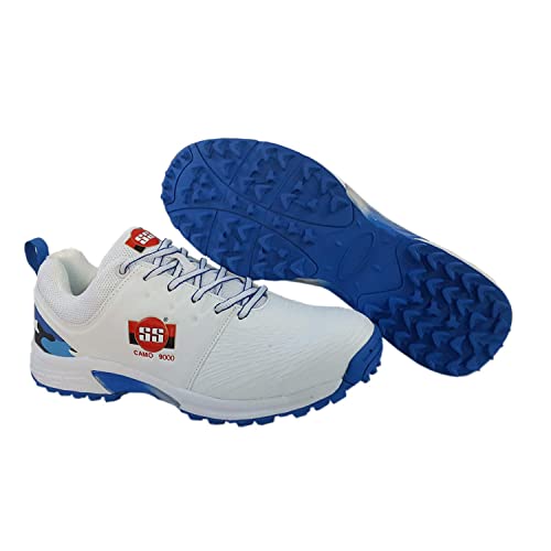 SS Herren Acc0394 Cricket Shoes, Weißes Blau, 44 EU