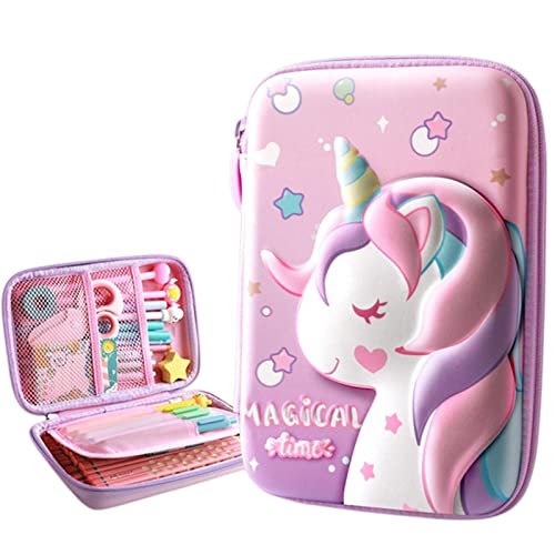 SHUIZONG Mäppchen Bleistiftfälle Einhorn Trousse Kawaii Briefpapier Licorne Etui Estuche Case School Supplies Süße Papeleria Astronaut Bleistiftbox -Tasche-Licorne