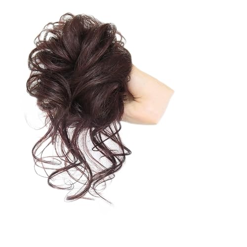 Bun Haarteile Super langer, lockiger, gewellter Chignon-Haarknoten, Haargummi for Frauen, unordentlicher Dutt, Haarteil, zerzauste Hochsteckfrisur, Haarknoten, Verlängerung, elastisches Haarband Brötc