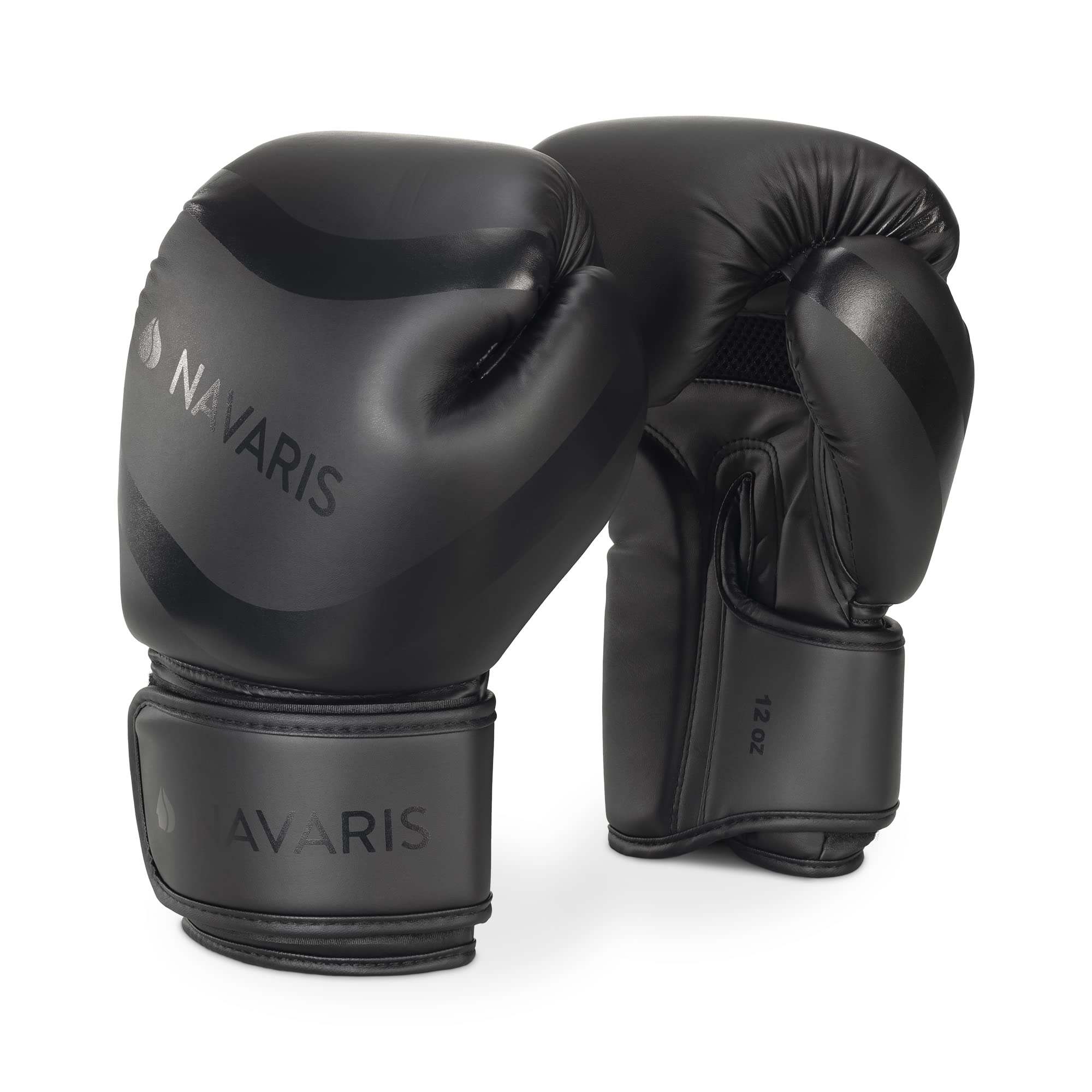 Navaris 1x Paar Boxhandschuhe - Box Handschuhe zum Sparring oder Sandsack Training - Boxing Gloves - 2X Boxhandschuh für Damen und Herren - Verschiedene Boxhandschuh-Gewichte