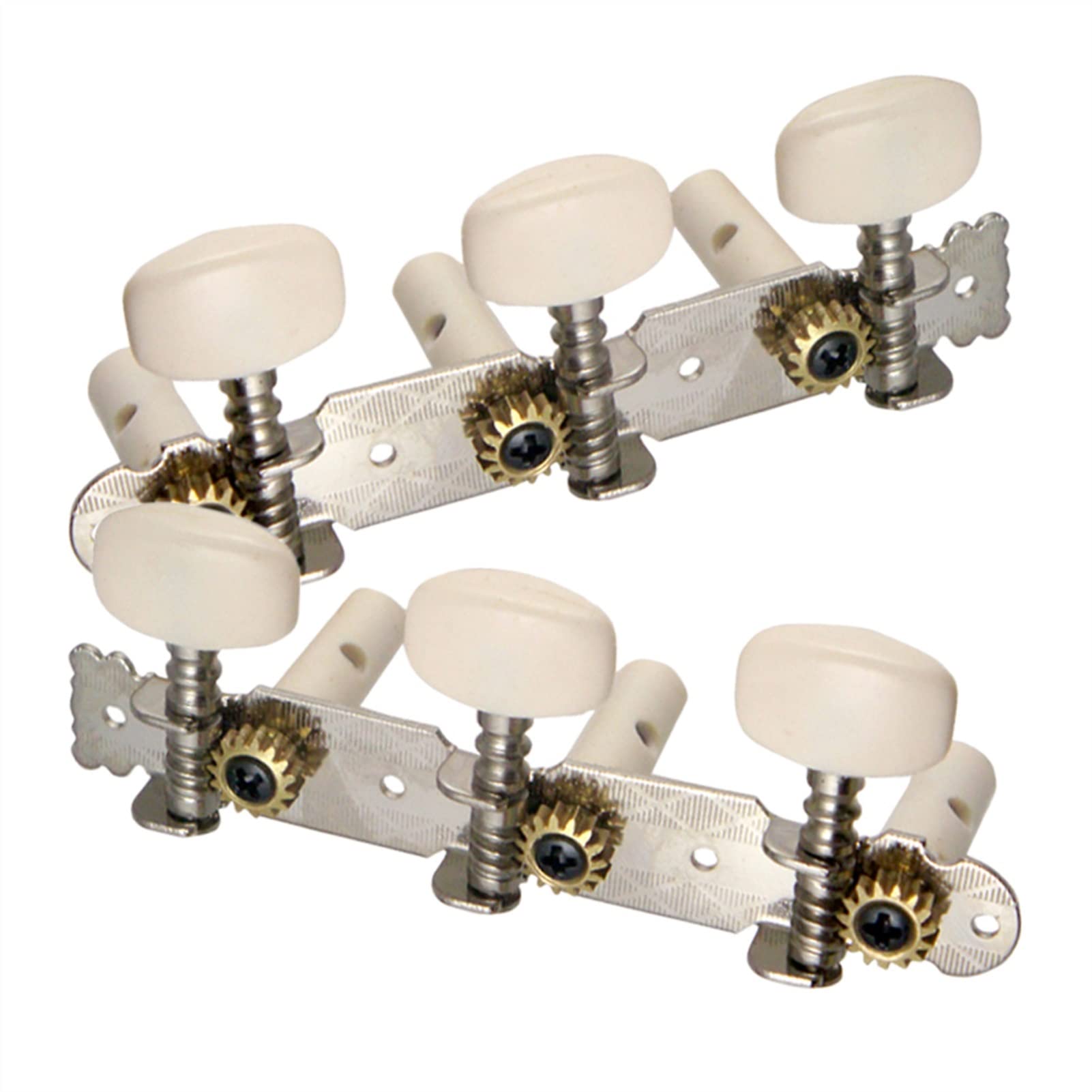 Set Von 2 Klassischen Gitarren-Tuning-Pegs-Maschinenköpfe-Tuner Für Gitarren-Teile Stimmwirbel Mechaniken