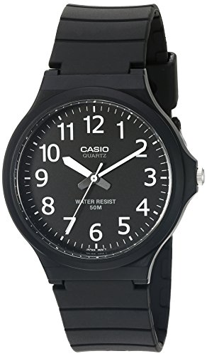 Casio Herren analog Quarz Uhr mit Harz Armband MW240-1BV