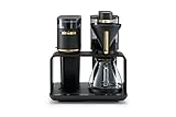 Melitta EPOS Kaffeemaschine mit Mahlwerk, schwarz-gold