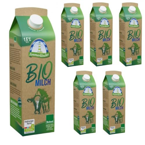 Milch 1,5% 1 l x 6 Stück