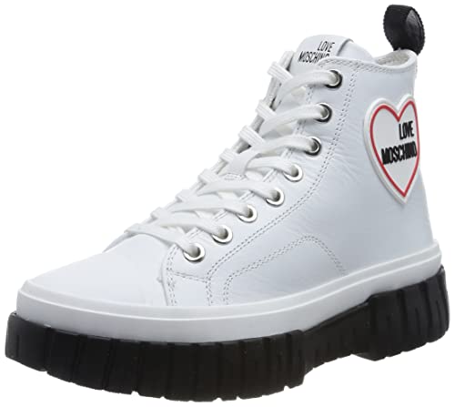 Love Moschino Damen Ja15595g1gia010035 W.Sneakers, Weiß, 35 EU