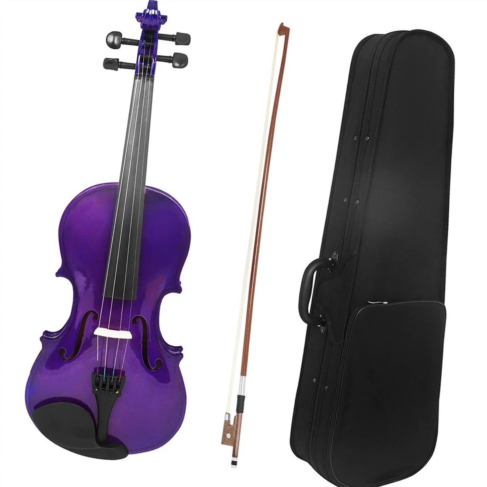 Standard Violine Lila Violine 4/4 Ahornplatte(Violin Set)