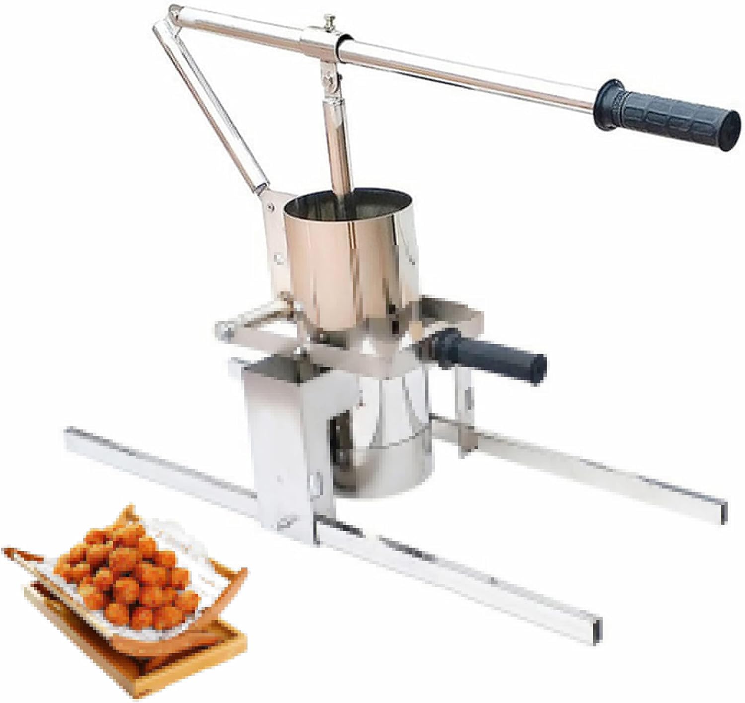 Kommerzielle Fleischbällchen-Formmaschine, manuelle Fleischbällchen-Herstellungsmaschine, professionelle Fleischbällchen-Formmaschine, Edelstahl-Fisch-Rind-Schweinefleisch-Bällchen-Herstellu