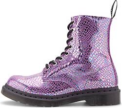 Dr. Martens, Metallic-Boot 1460 Pascal Ungefüttert in pink, Boots für Damen 2