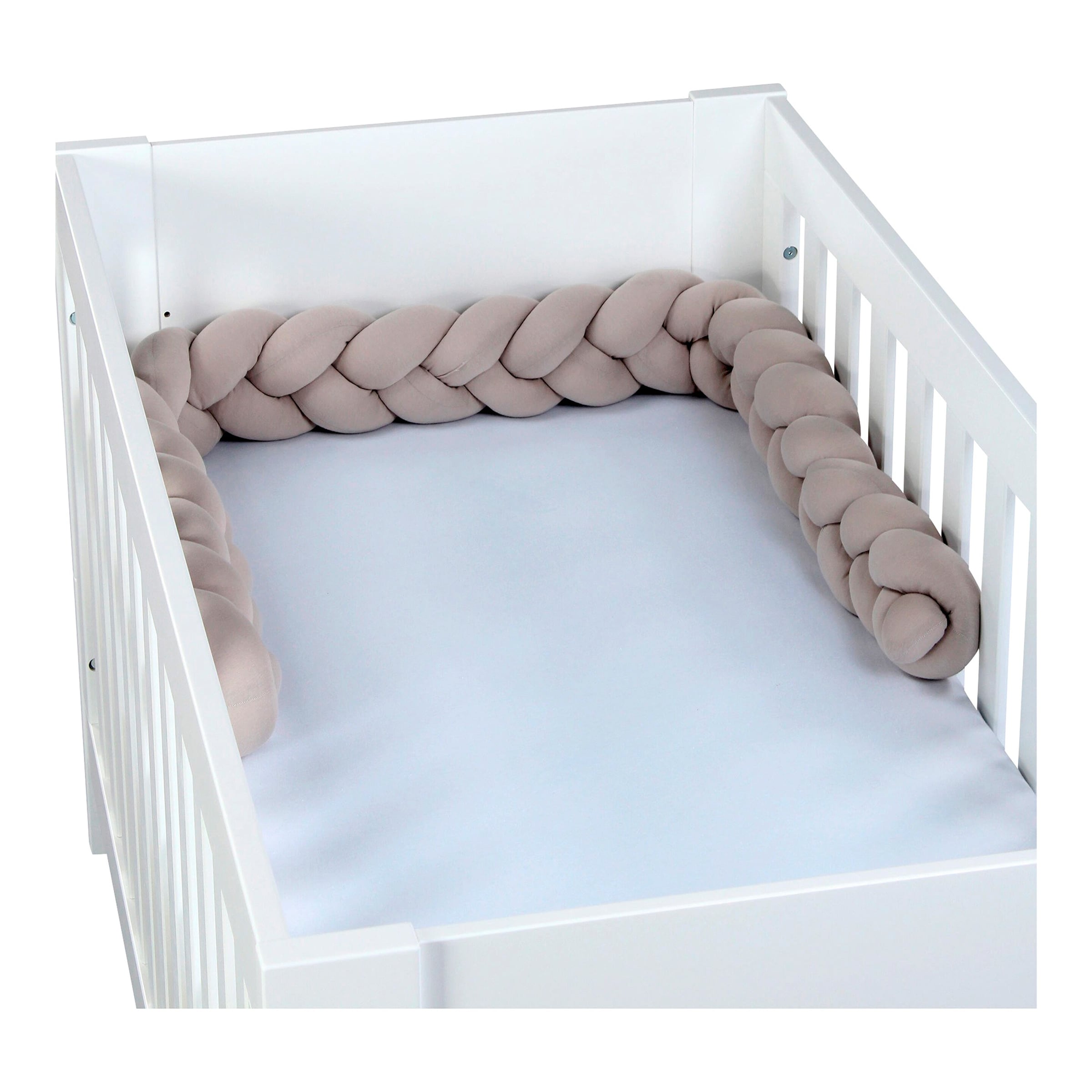 Babybay® Nestchenschlange geflochten 200 cm für Babybetten 2