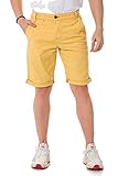 Cipo & Baxx Herren Shorts Chino Bermuda Kurzehose CK272 Mustard W30