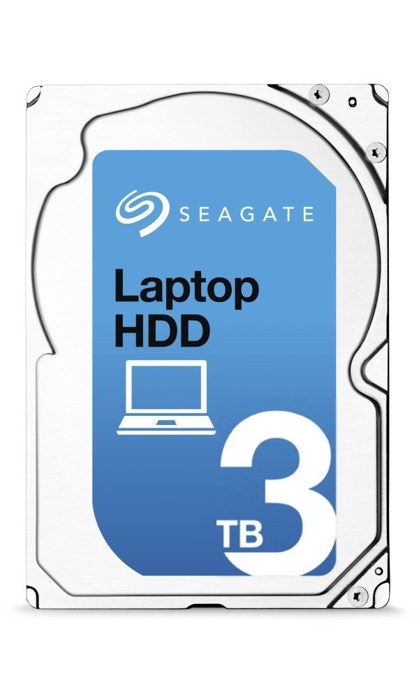 Seagate ST3000LM016 SATA-Festplatte, 3 TB, 6,3 cm (2,5 Zoll), silberfarben