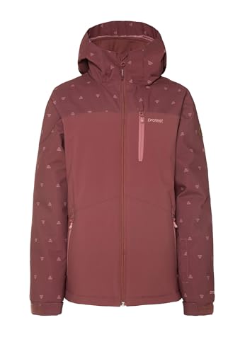 Protest Mädchen Winterjacke MARCEYS JR 10K Wasserdicht Und Atmungsaktive Pfc-Freie Petal Pink 128