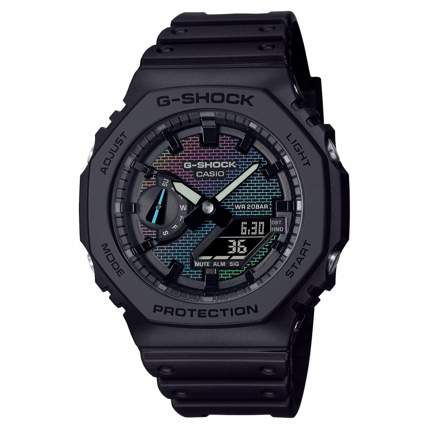 G-SHOCK Casio GA-2100RW-1AER Klassische Herrenuhr