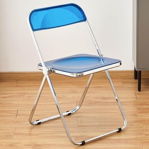 Gvqng Klappbarer Tv-Tabletttisch, Ausklappbarer Tisch, Acryl-üBerbetttisch, Schmaler Beistelltisch, Wasserdicht Und rutschfest Beistelltisch FüRs Schlafzimmer, FüRs Wohnzimmer,Chair f