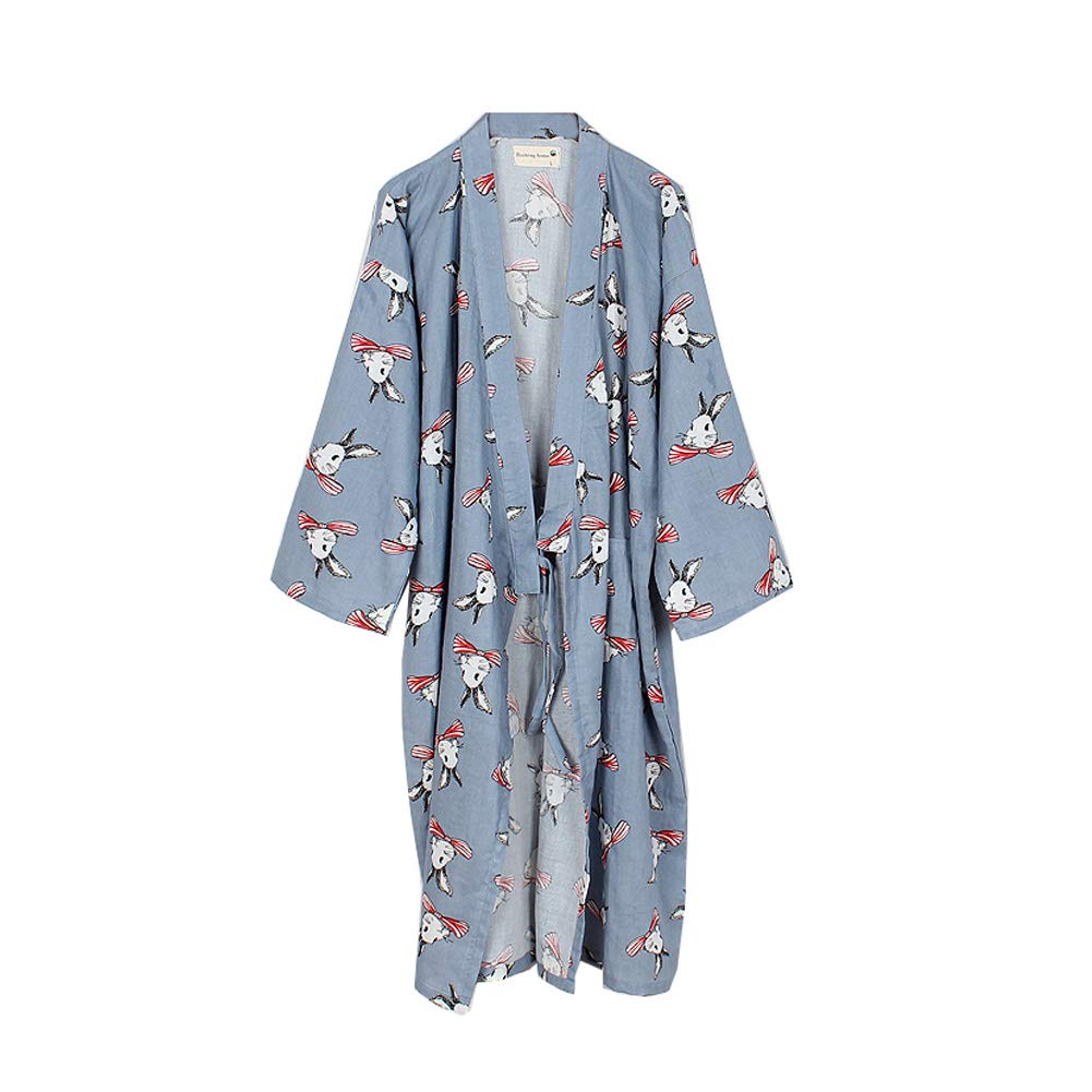 Fancy Pumpkin Elegante japanische Frauen Robe Morgenmantel Kimono Pyjamas Nachthemd [Größe L, 07]