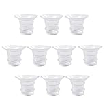 10Pcs 13/15/17/19/21mm Flansch Adapter Weiche Silikon Tragbare Milchpumpe Tasse Elektrische Milchpumpe Teil Tragbare Milchpumpe Tasse