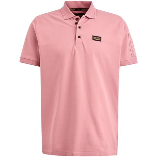 PME Legend Short Sleeve Polo Trackway Dusty Rose - XXXL