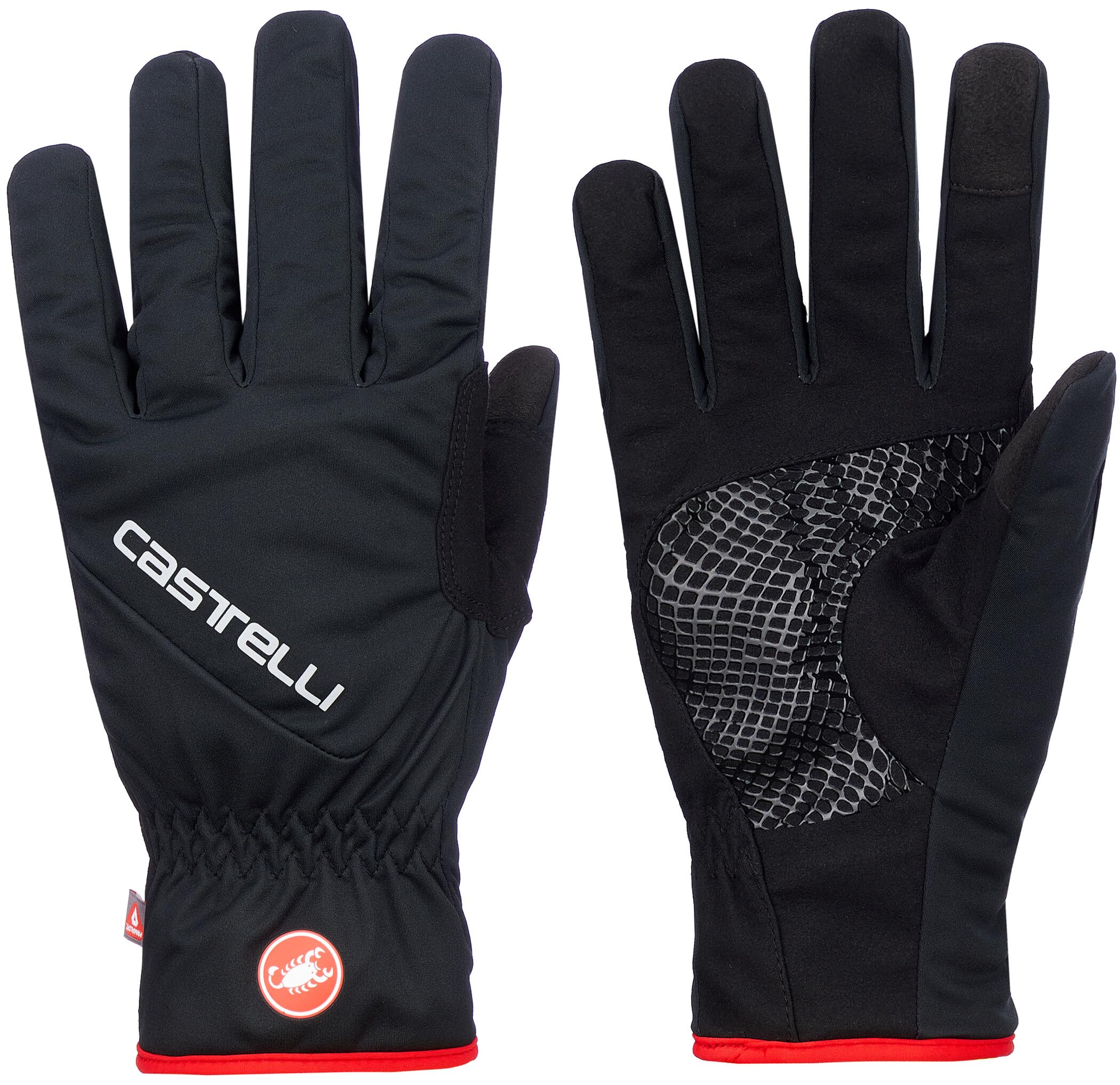 Castelli Men's ENTRATA Thermal Glove Cycling, Black, M