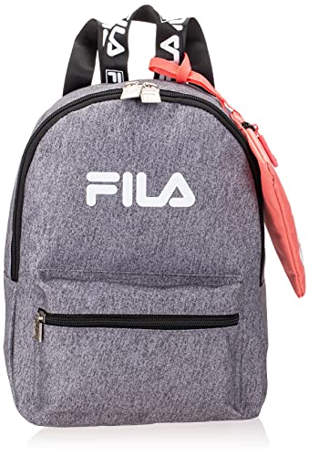 FILA Damen Hailee 13-in Backpack modischer Rucksack, grau meliert, Einheitsgröße