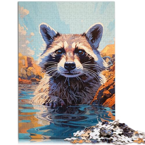 Puzzle für Kunsttiere, 1000 Teile für Erwachsene, schwieriges Puzzle, Holzpuzzle, Lernpuzzle, tolles Geschenk für | Spiele (50 x 75 cm)