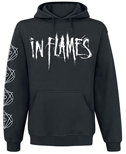 In Flames Jesterhead White Raven Männer Kapuzenpullover schwarz L