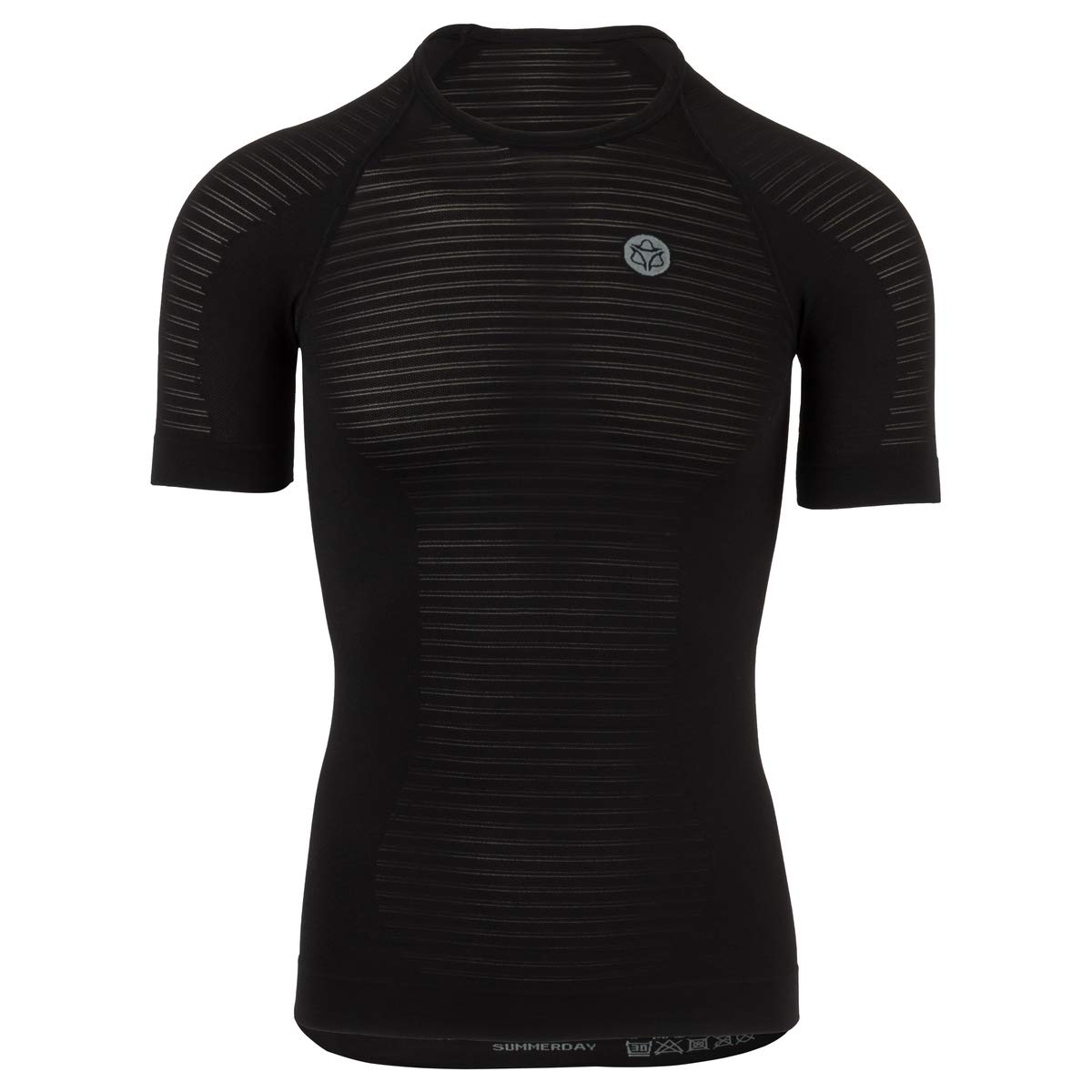 AGU Maglia Intima SUMMERDAY Base Unisex Nero - Maniche Corte