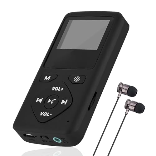 Garsent DAB/DAB+ tragbares Digitales Radio, Taschenradio Mp3 Player Mini Radio mit Kopfhörer