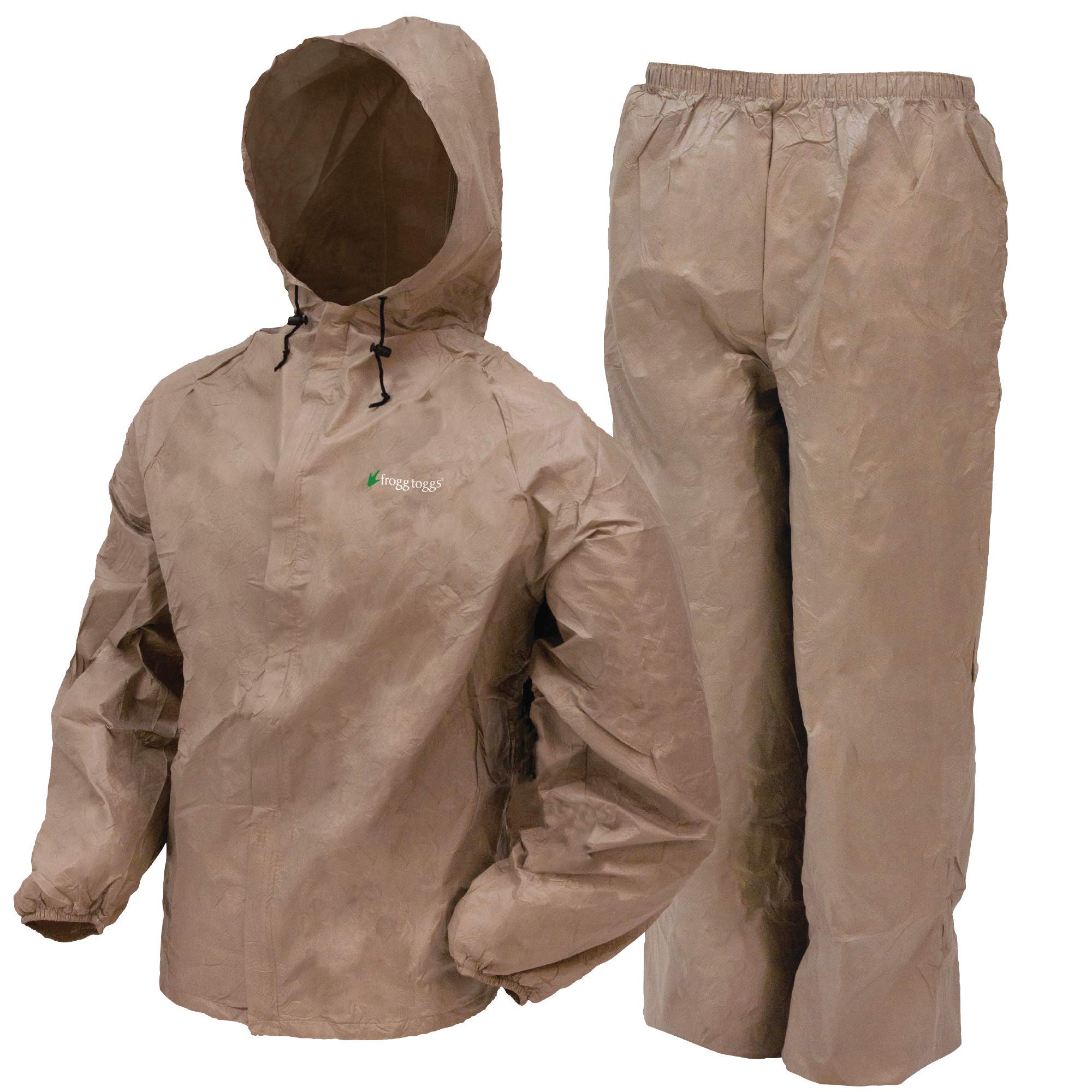 frogg toggs Herren Ultra-lite2 Regenanzug, wasserdicht, atmungsaktiv Regenbekleidung, Khaki, L