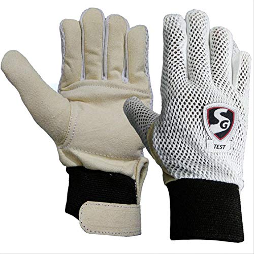 SG Inner Gloves Test | Multicolor | Professional Grade Padded Gloves | Superior Finger Protection | Comfortable & Durable Wicketkeeper Gloves for Junior Cricketers