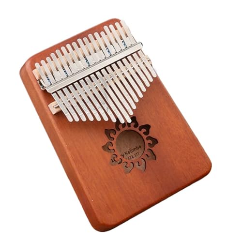 Kalimba Daumenklavier Retro-Farbe chromatische Skala 17-Ton-Daumenklavier Kalimba Kalimba Anfänger-Fingerklavier tragbar