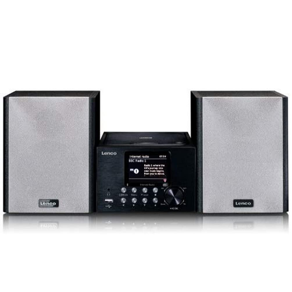 Lenco MC-250 Kompaktanlage mit WLAN Internetradio - Digitalradio mit DAB+ und Wi-Fi - FM Radio - CD