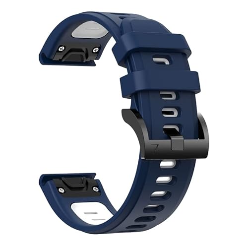 BANDKIT Silikon-Uhrenarmband für Garmin Fenix 6, 6Pro, 5, 5 Plus, Forerunner 935, 945, Instinct S60, 22 mm, Schnellverschluss-Armband, 22mmFenix 6 6 Pro, Achat