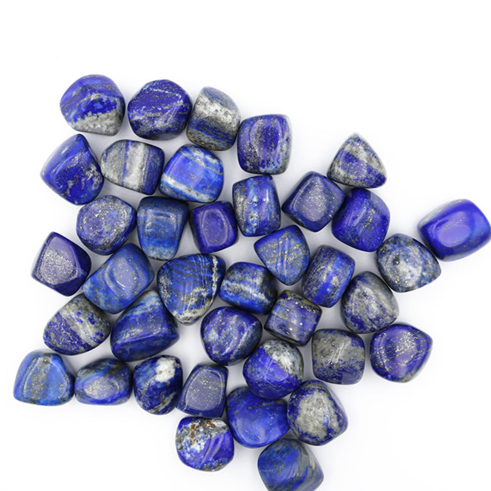 100g Natürliche Kristalle Polierte Tumble Steine Chakra Edelsteine Mineral 30-50mm,Lapislazuli