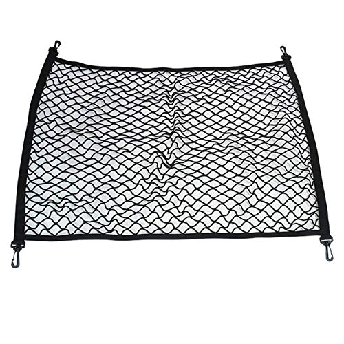 GepäCknetz Auto,GepäCknetz Elastische String Net Mesh Aufbewahrungstasche Auto Seil Trennung Net Box Aufbewahrungsnetzfach Kofferraum Gepäck Festnetz(60X80cm)