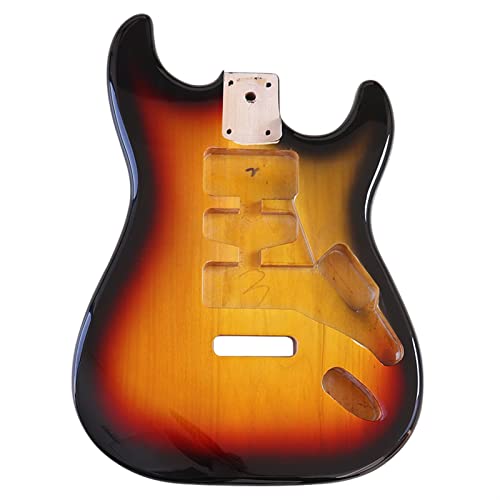 Gitarrenkörper Gitarrenkörper-E-Gitarre-Körper-Pappel-Holz Für St. Gitarren-Fass-Gitarrenkörper-DIY-Körper Gitarrenkörper (Color : Sunburst)